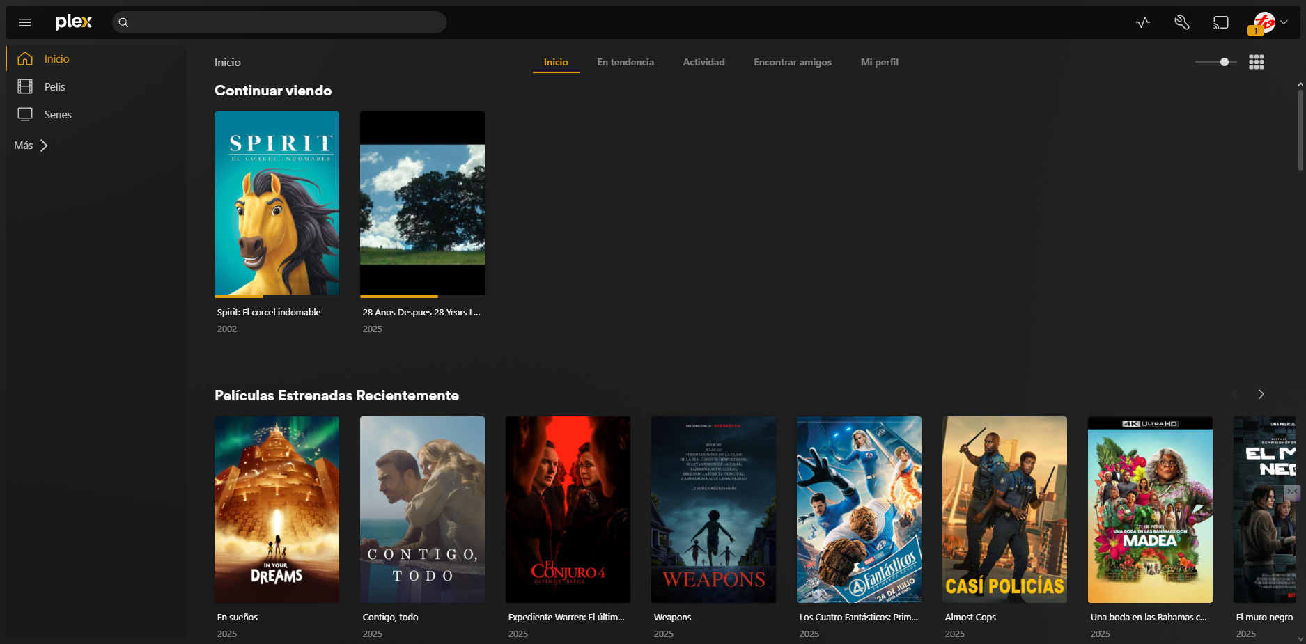 Plex Screenshot 1